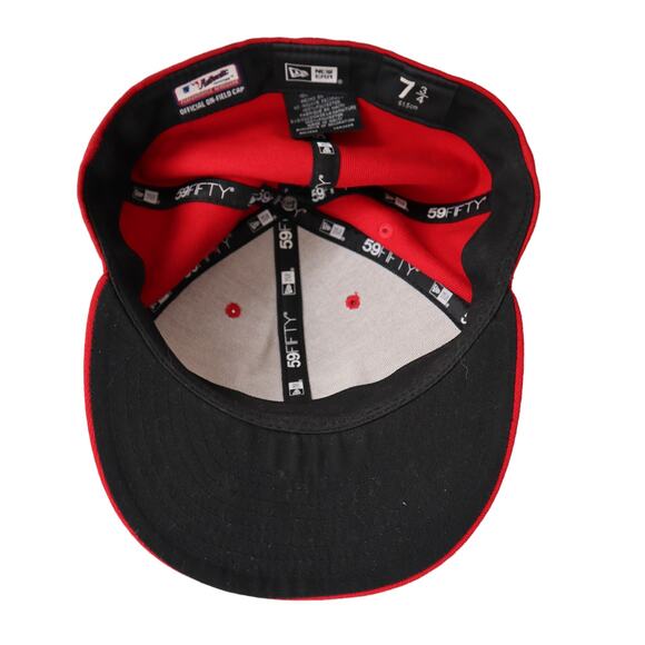 New Era Cincinnati Reds Official On Field MLB Baseball Hat 59FIFTY 7 3/4 - Picture 9 of 9